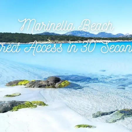 公寓 Marinella-porto Rotondo, Accesso Diretto Sulla 罗通多港